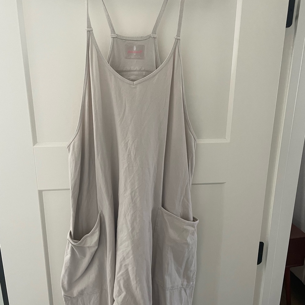 FP Movement by Free People Cream Jumpsuit